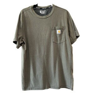 Carhartt Force® Relaxed Fit Short-Sleeve Pocket Basil Heather T-Shirt M